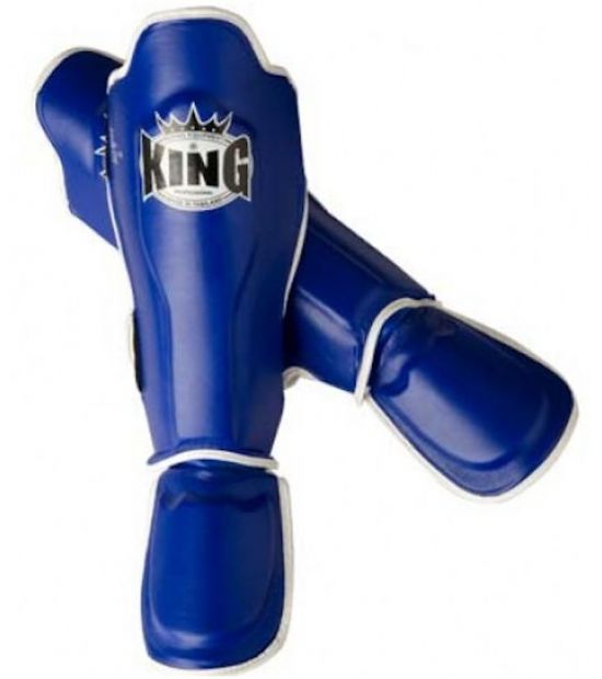 Накладки на ноги  King Pro Boxing Shinguard, PU-SGK-7-blue