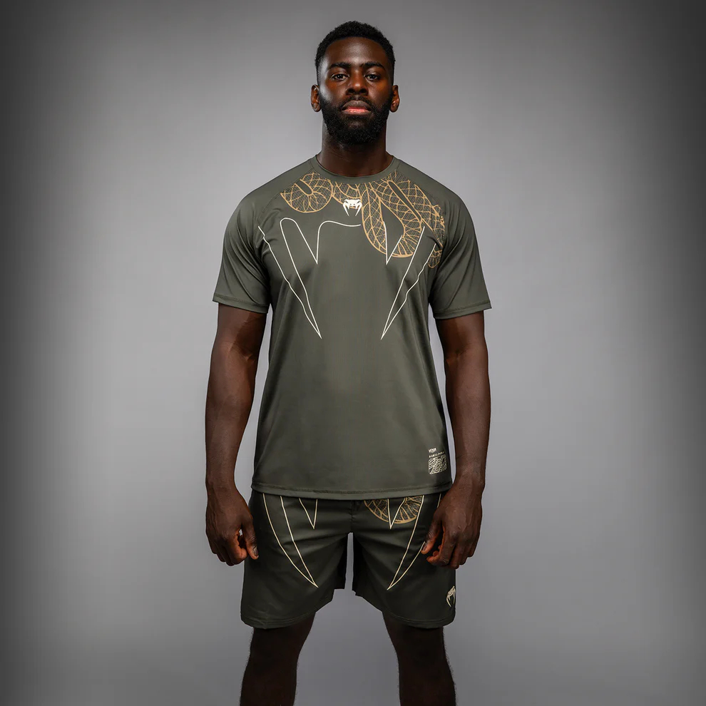 Футболка Venum Serpenti Dry Tech Khaki/Bronze/Ivory