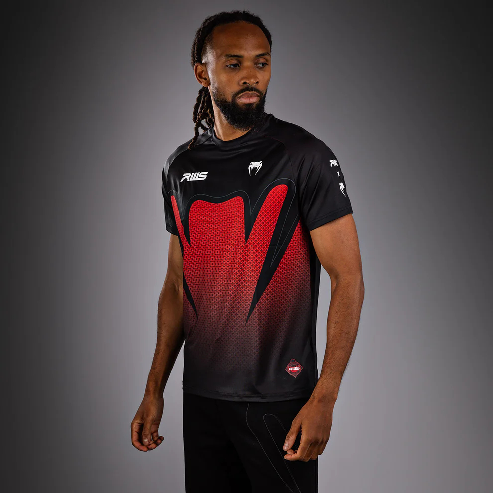 Футболка Venum x RWS 2.0 Dry-Tech Black/Red