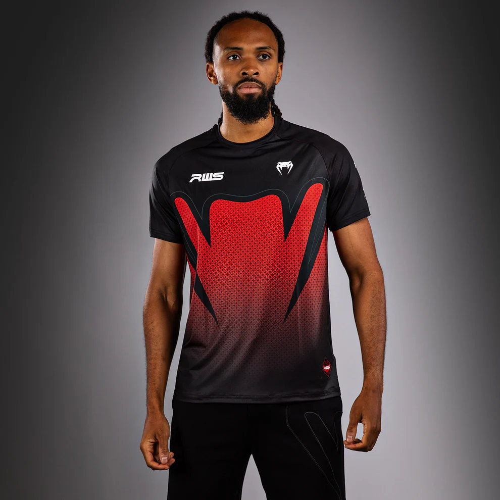 Футболка Venum x RWS 2.0 Dry-Tech Black/Red