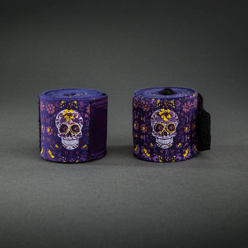 Боксерские бинты Venum Santa Muerte Dark Purple