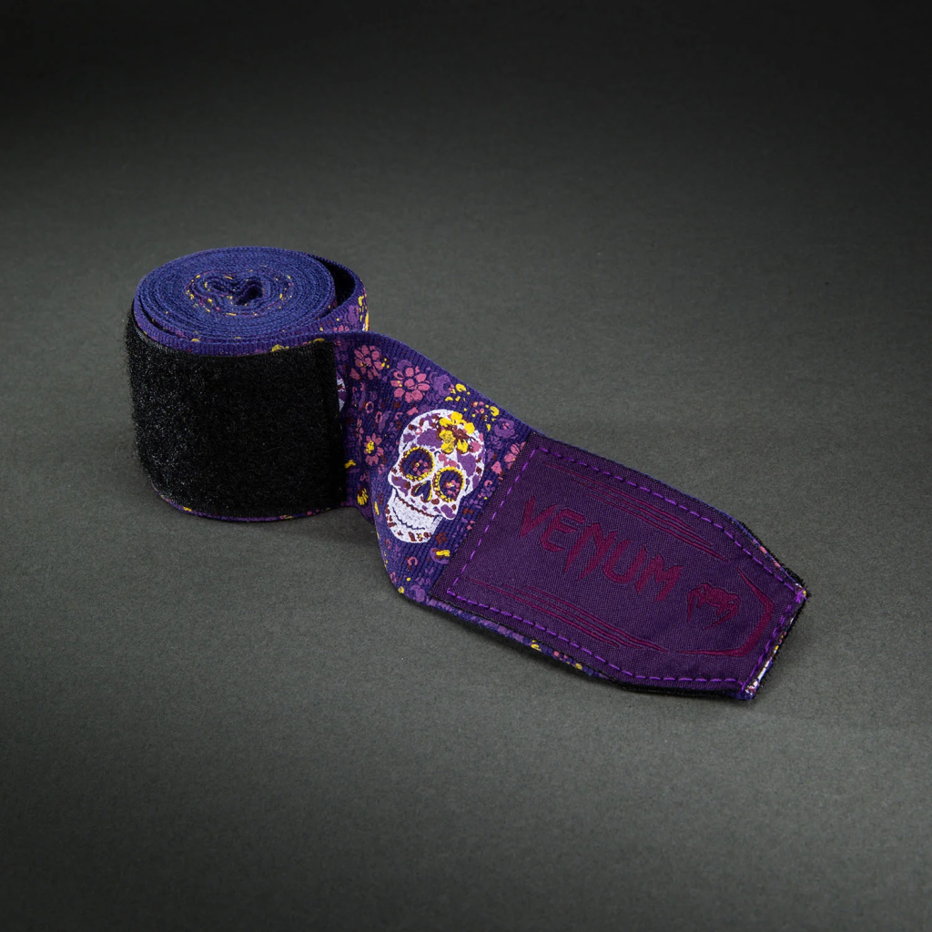 Боксерские бинты Venum Santa Muerte Dark Purple