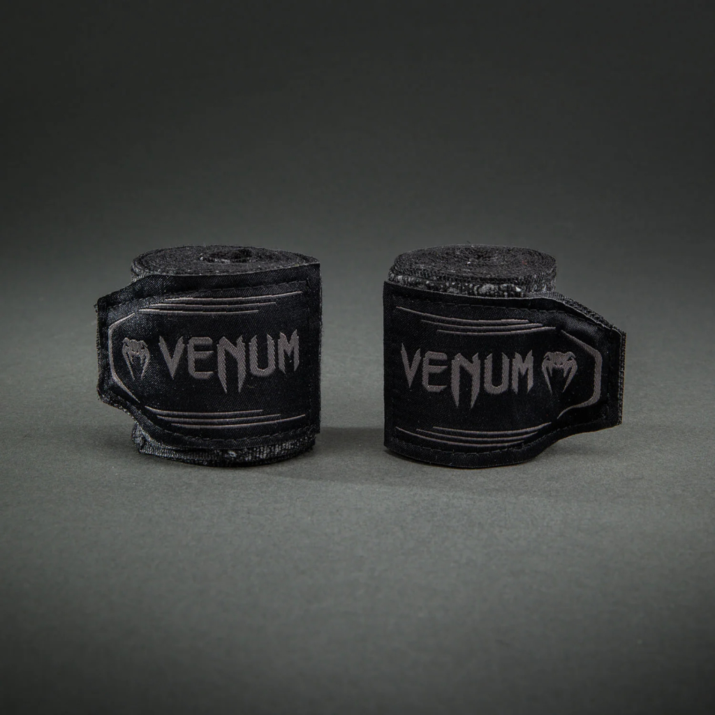 Боксерские бинты Venum Santa Muerte Black/White