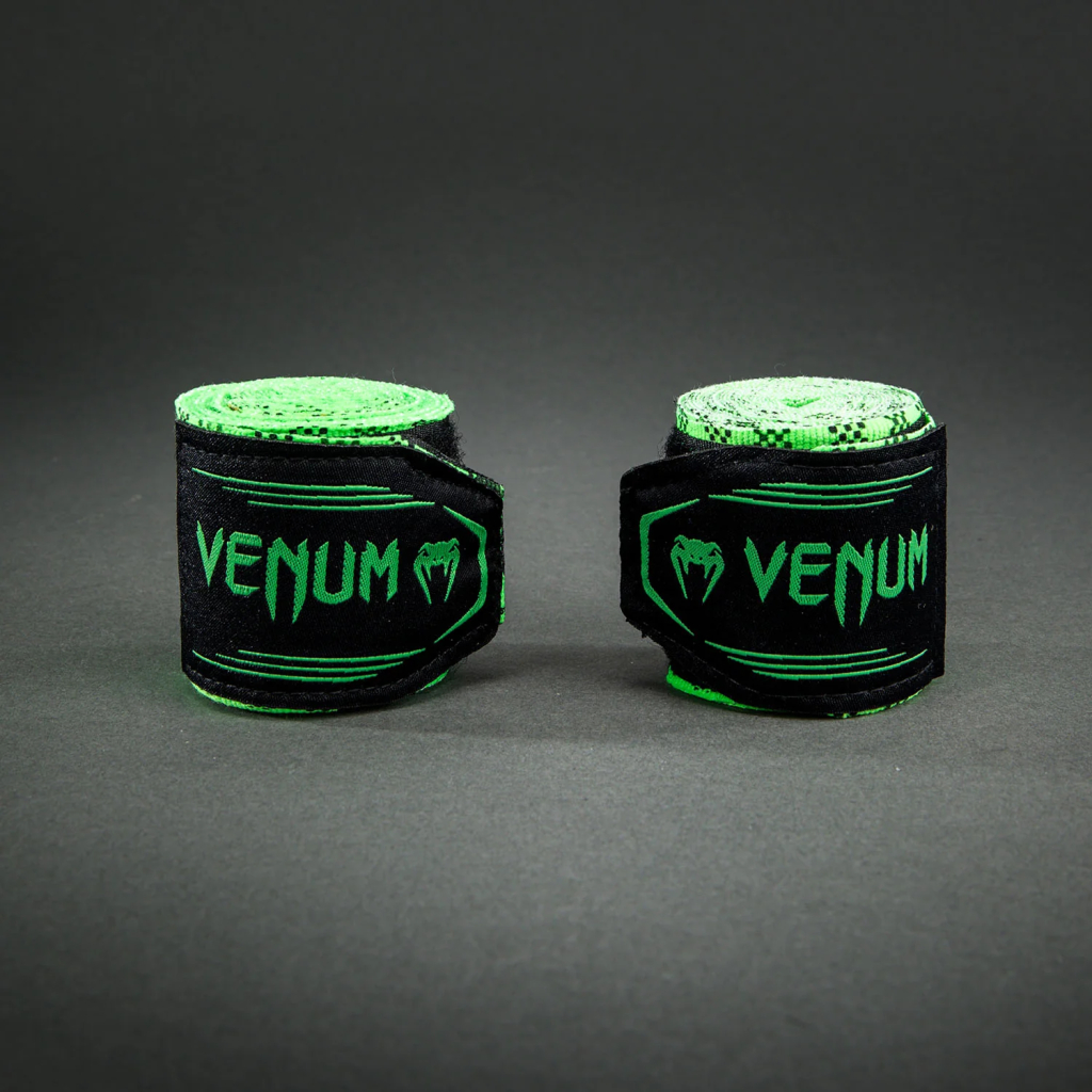 Боксерские бинты Venum Tartan Neon Green Боксерские бинты Venum Tartan Neon Green