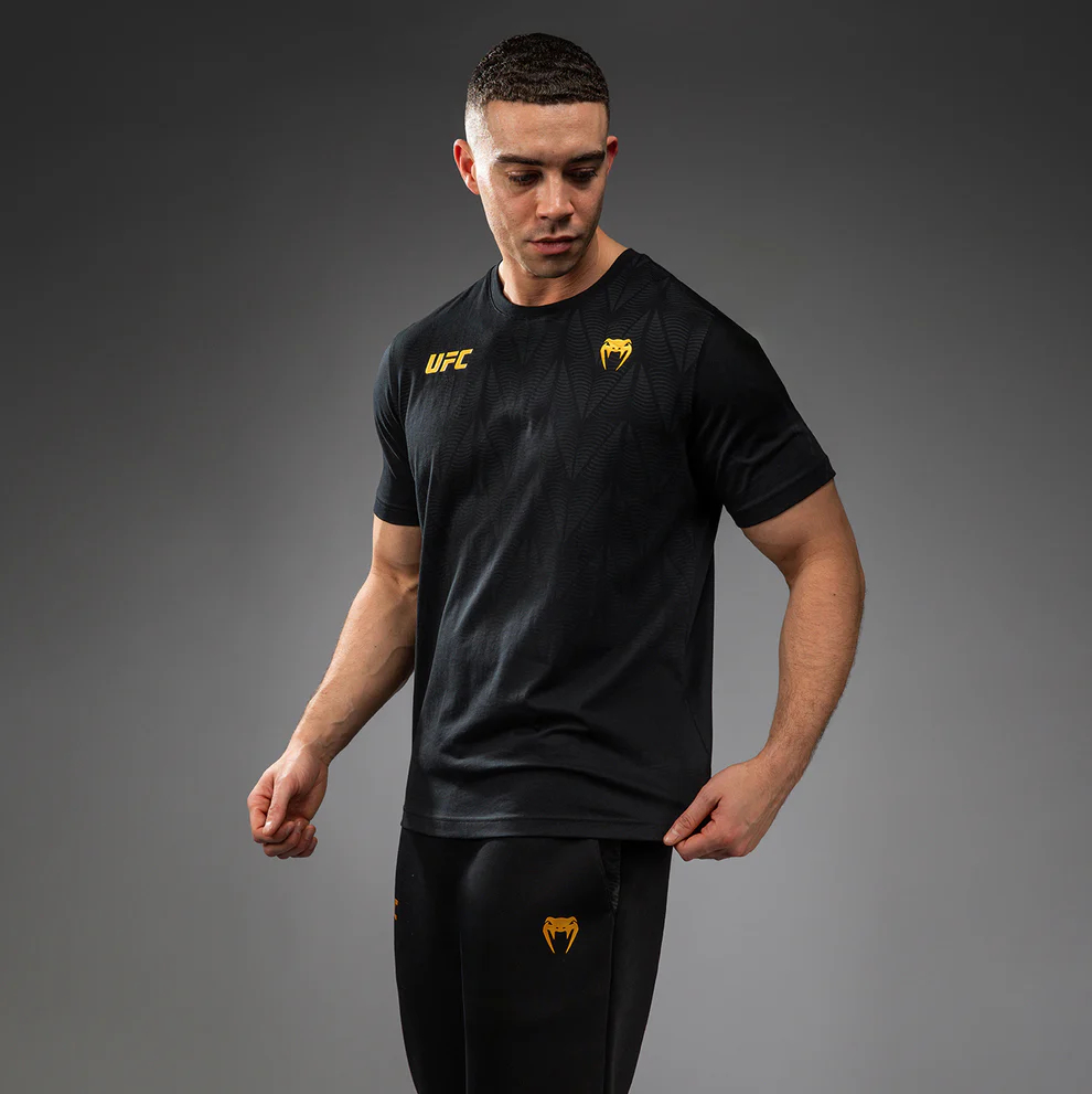 Футболка UFC Zenith by Venum Replica Black/Gold