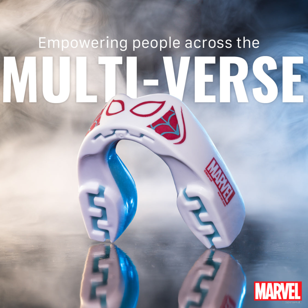 Капа SafeJawz Marvel Spider-Gwen, белая Капа SafeJawz Marvel Spider-Gwen, белая