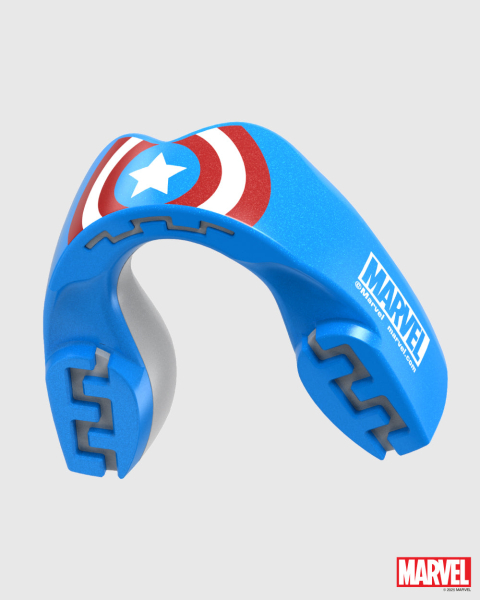 Капа SafeJawz Marvel Captain America, синяя Капа SafeJawz Marvel Captain America, синяя
