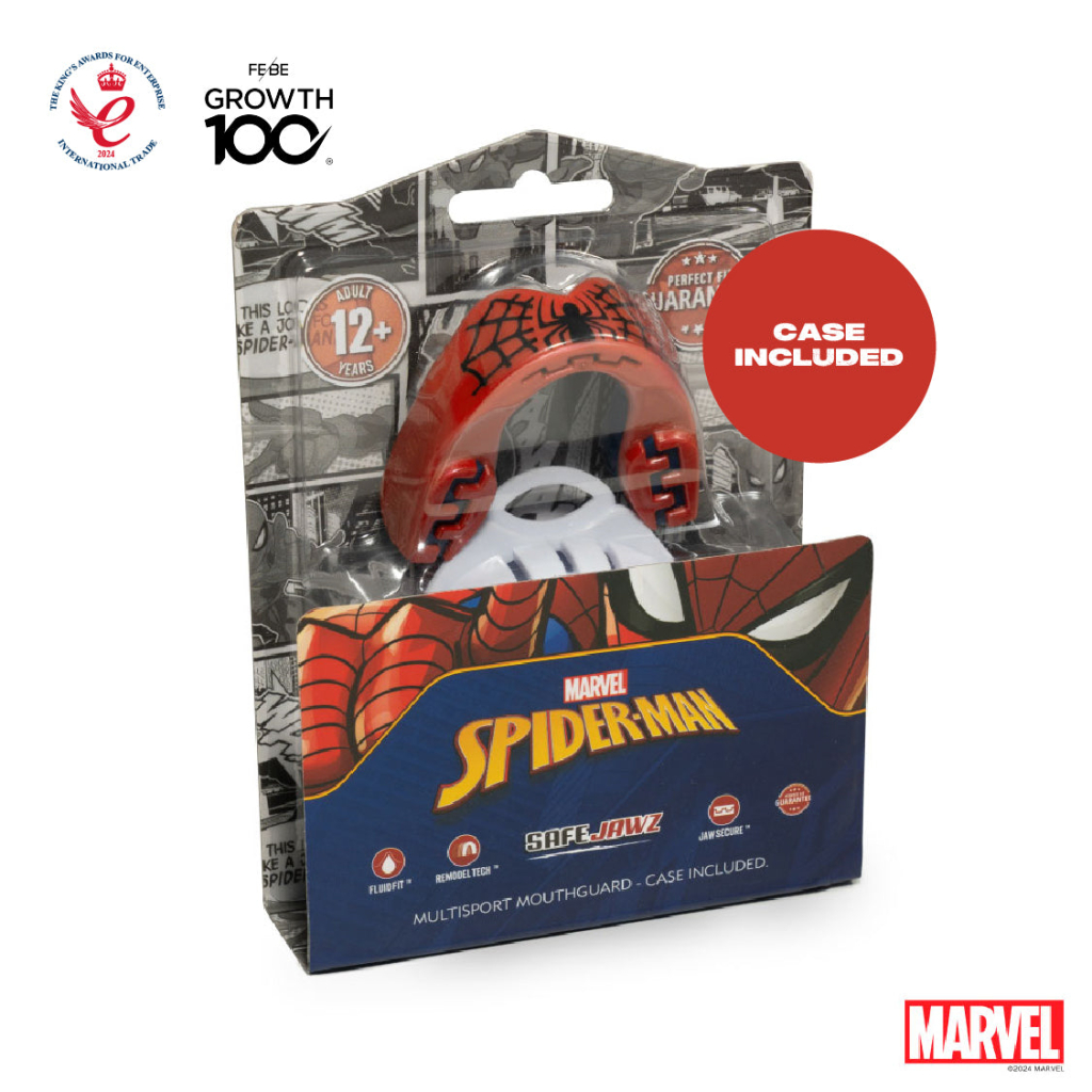 Капа SafeJawz Marvel Spider-Man, красная Капа SafeJawz Marvel Spider-Man, красная