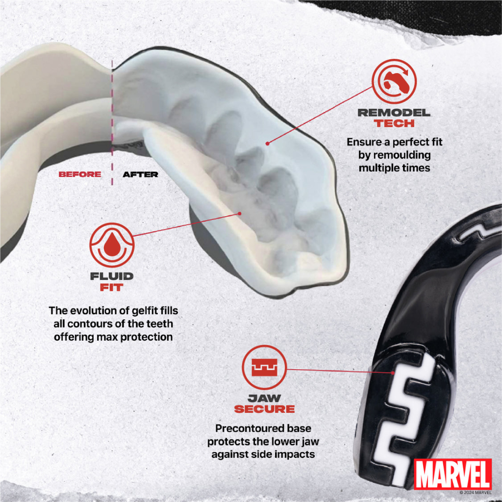 Капа SafeJawz Marvel Venom, синяя