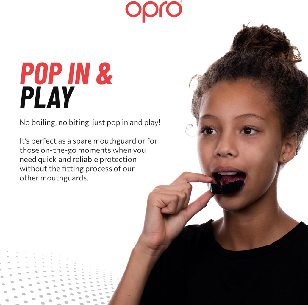 Капа Opro Snap-Fit, белая