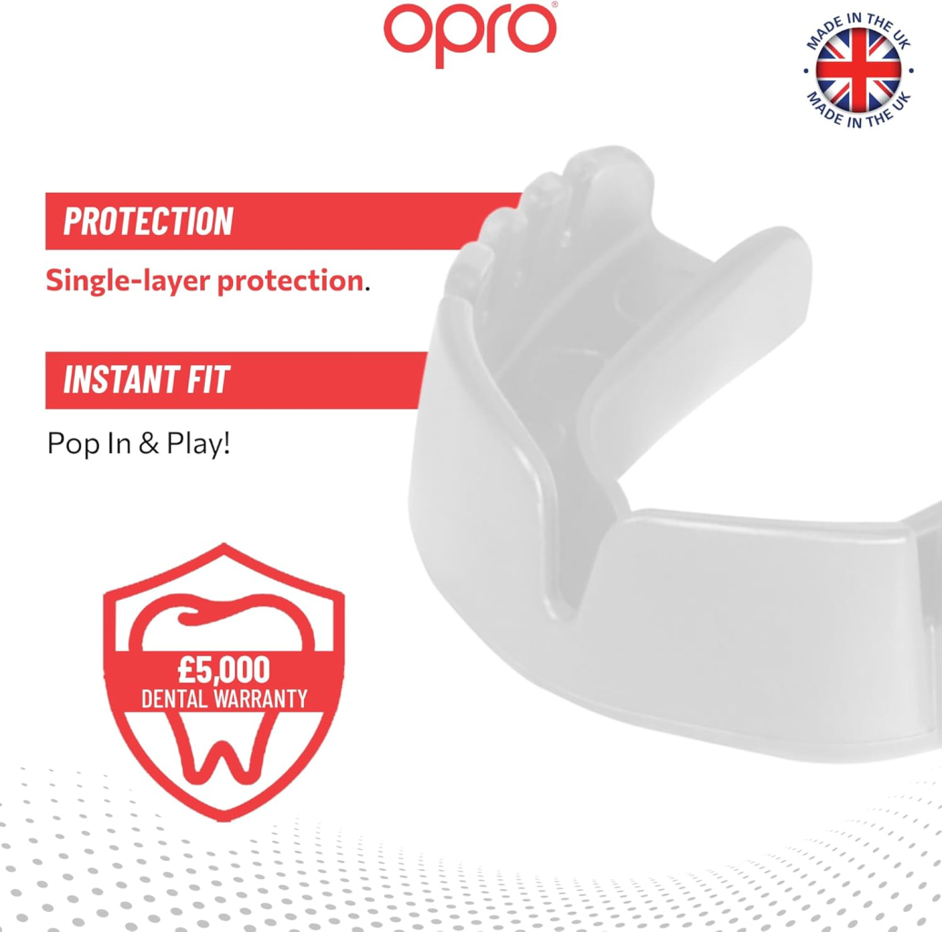 Капа Opro Snap-Fit, белая