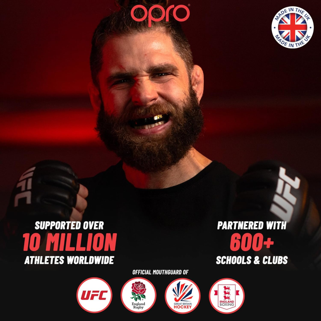 Капа Opro UFC уровня Gold, красная