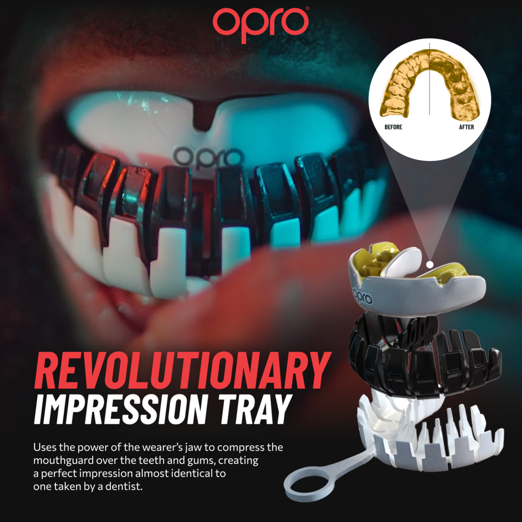 Капа мгновенной индивидуальной посадки Opro Custom-Fit, чёрная