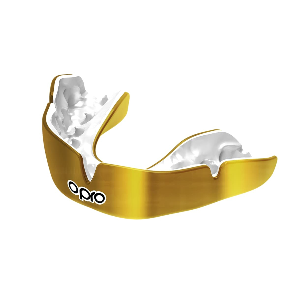 Капа мгновенной индивидуальной посадки Opro Custom-Fit, золотая