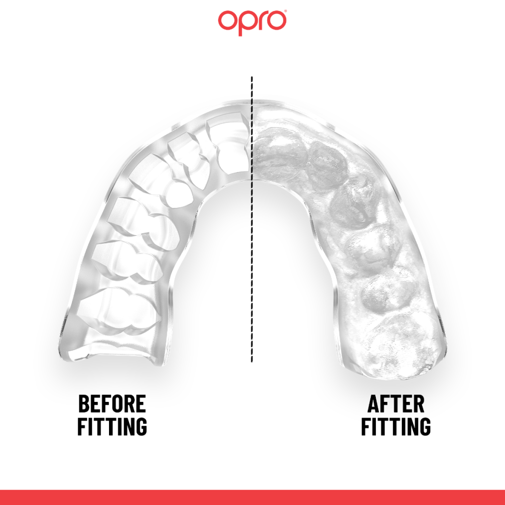 Капа мгновенной индивидуальной посадки Opro Custom-Fit, голубая Капа мгновенной индивидуальной посадки Opro Custom-Fit, голубая
