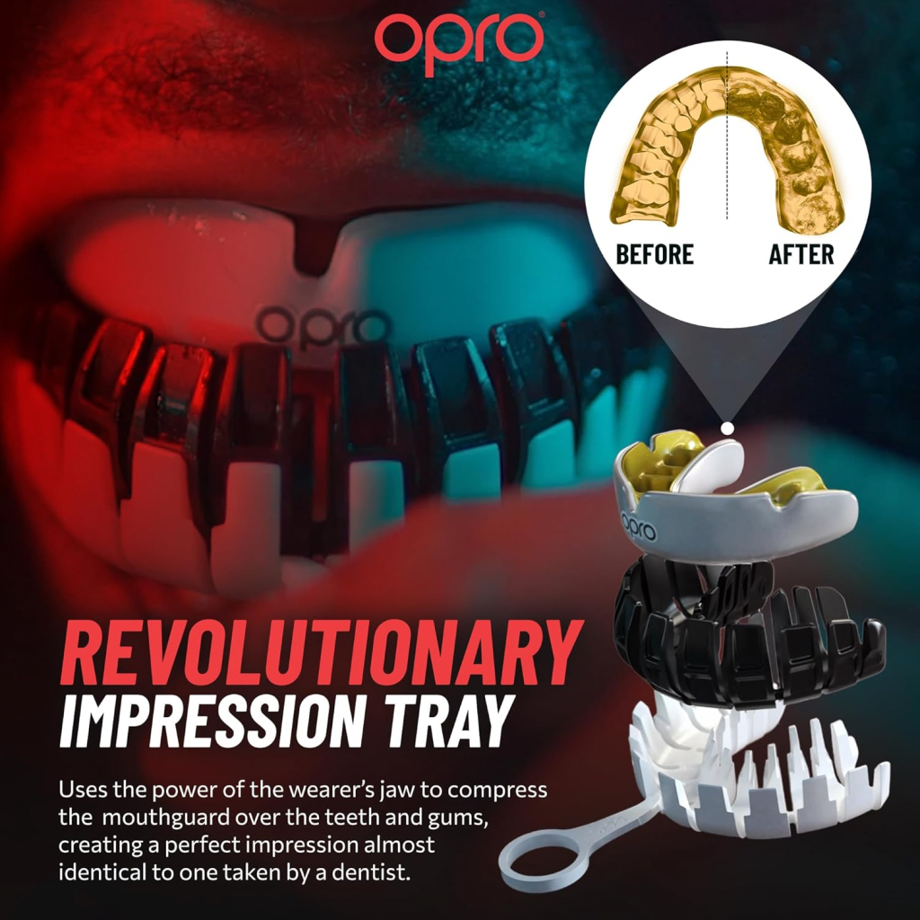 Капа мгновенной индивидуальной посадки Opro Custom-Fit, зелёные глаза