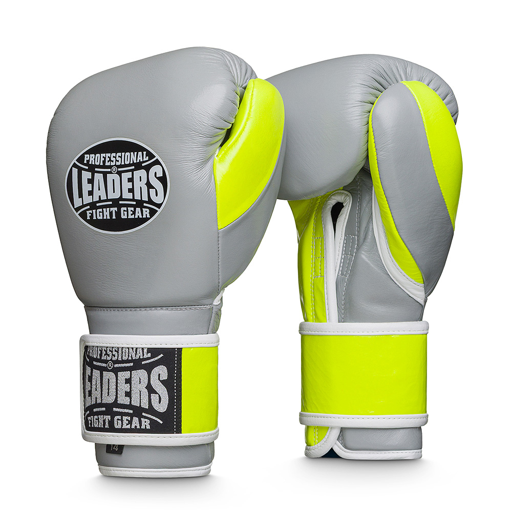 Перчатки боксерские LEADERS LS FANCY GR/GN Перчатки боксерские LEADERS LS FANCY GR/GN