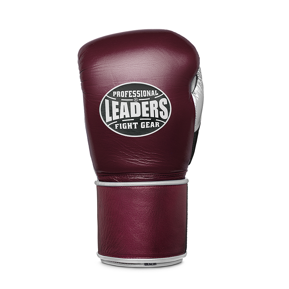 Перчатки боксерские LEADERS LS Long Velcro RD/BK/SIL