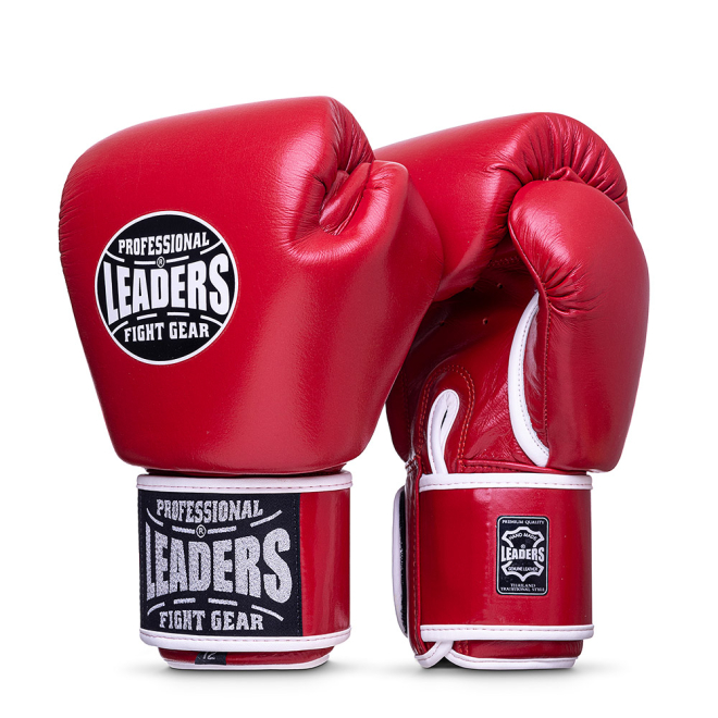 Перчатки боксерские LEADERS THAI 2 RD/WH