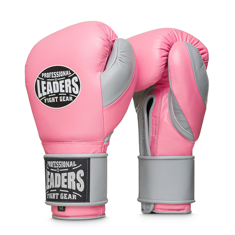 Перчатки боксерские LEADERS LS FANCY SOFT PNK/GR Перчатки боксерские LEADERS LS FANCY SOFT PNK/GR