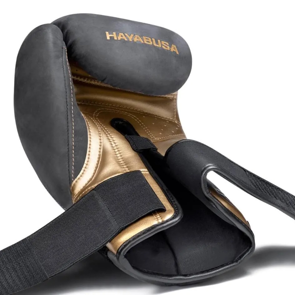 Боксерские перчатки Hayabusa T3 LX Obsidian/Gold Боксерские перчатки Hayabusa T3 LX Obsidian/Gold