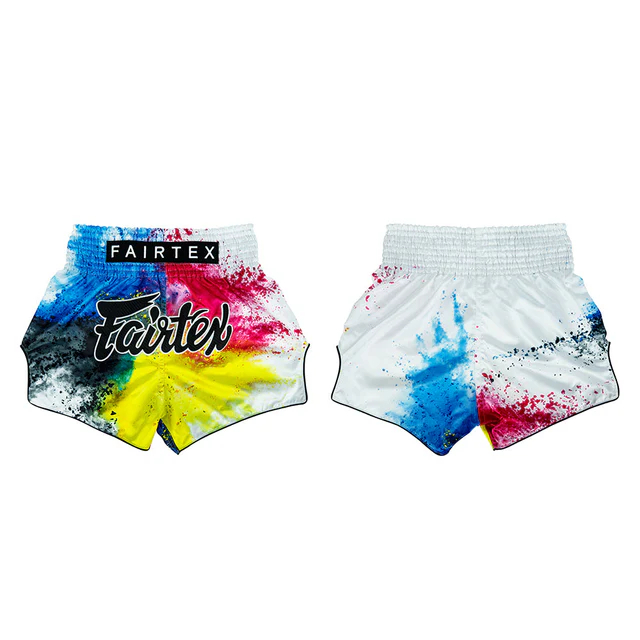 Шорты Fairtex BS1937 White Acid Jazz