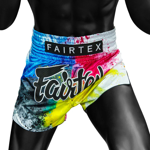 Шорты Fairtex BS1937 White Acid Jazz