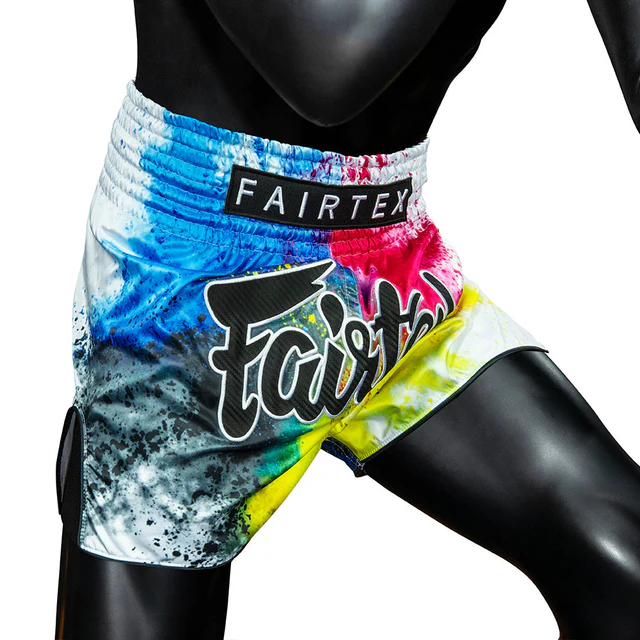 Шорты Fairtex BS1937 White Acid Jazz