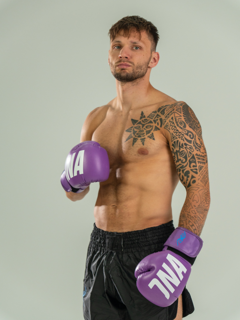 Боксерские перчатки DNA PRO BOXING Patriot, фиолетовые Боксерские перчатки DNA PRO BOXING Patriot, фиолетовые