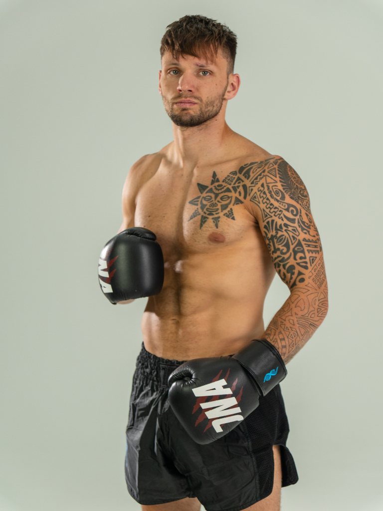 Боксерские перчатки DNA PRO BOXING THAI, черные