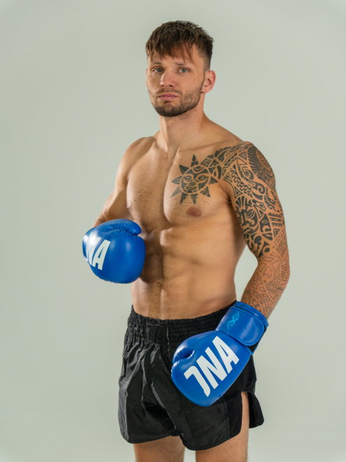 Боксерские перчатки DNA Patriot, синие 