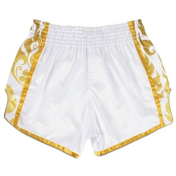 Шорты Fairtex GLORY BSG1, White/Gold