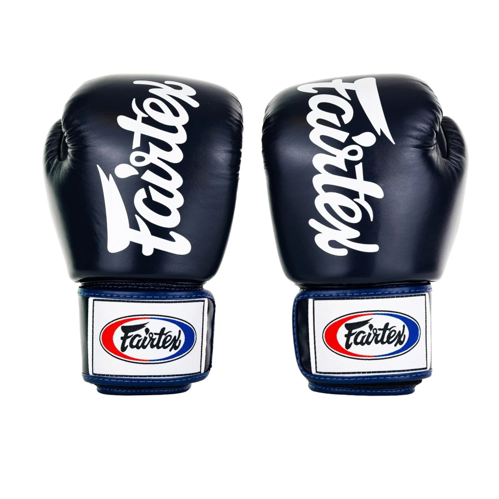 Боксерские перчатки Fairtex BGV19 Deluxe Tight Fit, синие