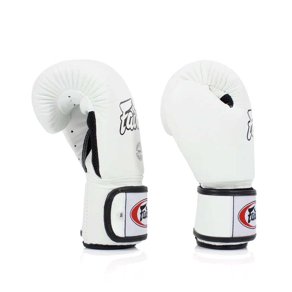 Боксерские перчатки Fairtex Breathable Universal BGV1, белые