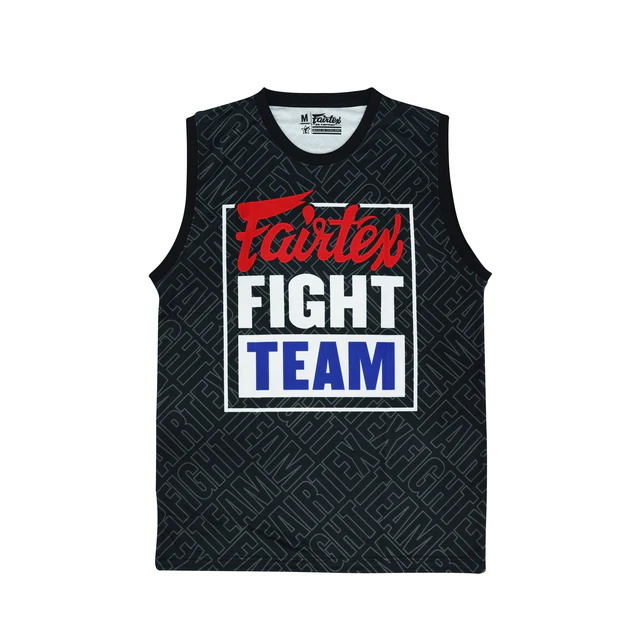 Майка Fairtex Polyester Jersey - MTT45 - Black/Blue Майка Fairtex Polyester Jersey - MTT45 - Black/Blue