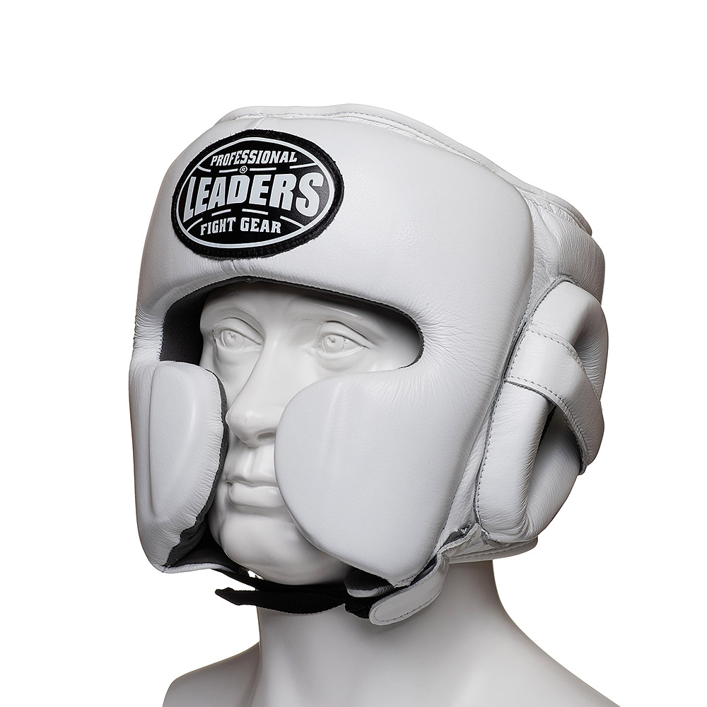 Шлем боксерский LEADERS LS MEX VELCRO WH
