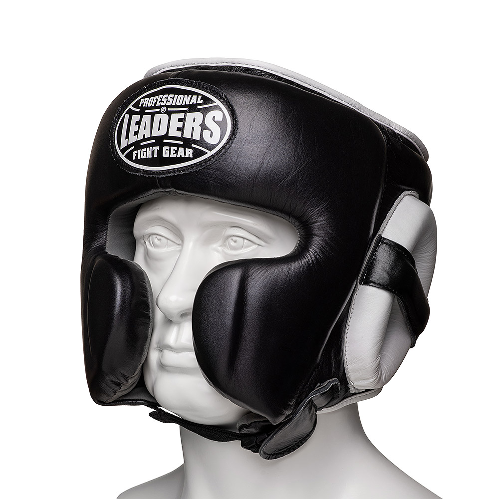 Шлем боксерский LEADERS LS MEX BK/WH