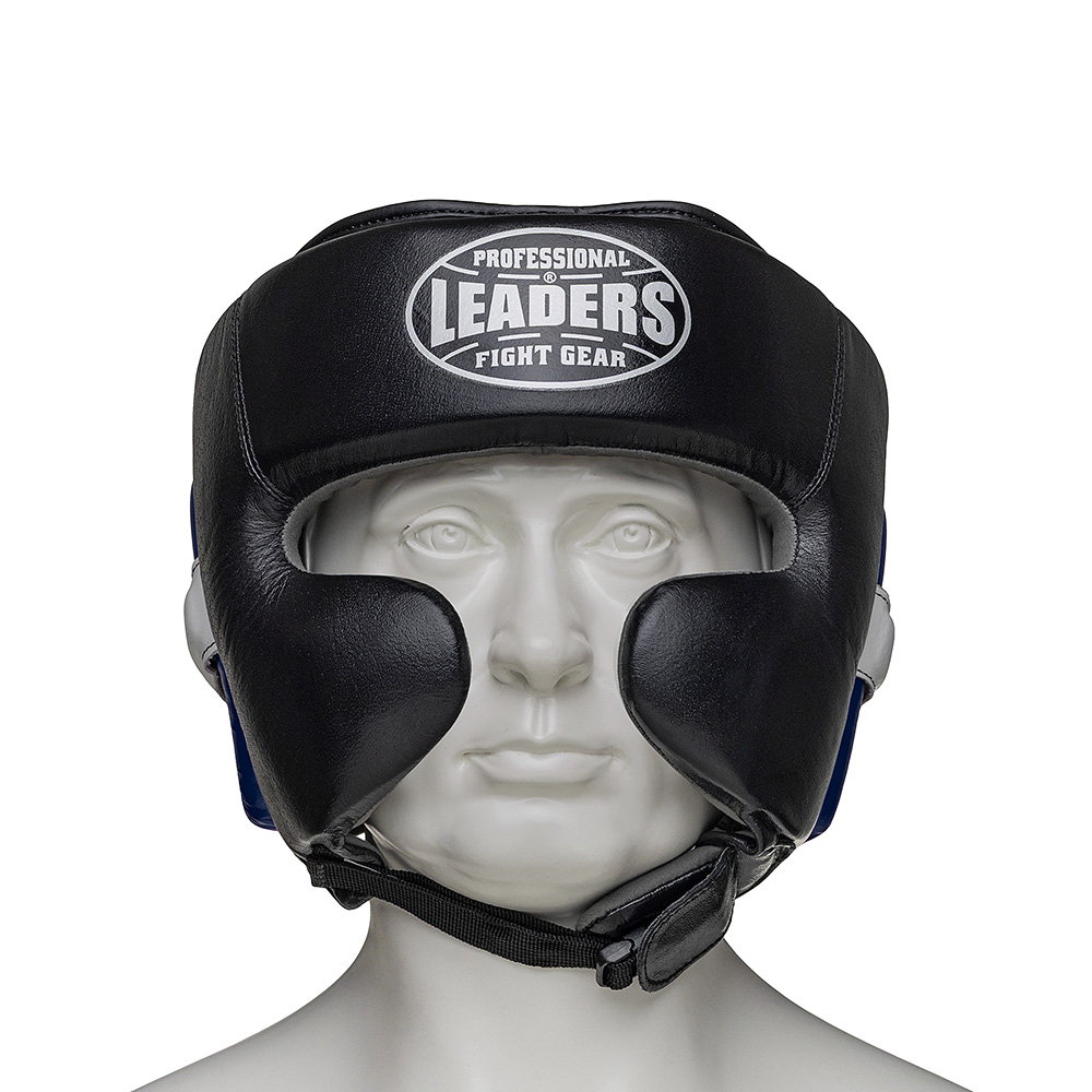 Шлем боксерский LEADERS LITE BK/BL