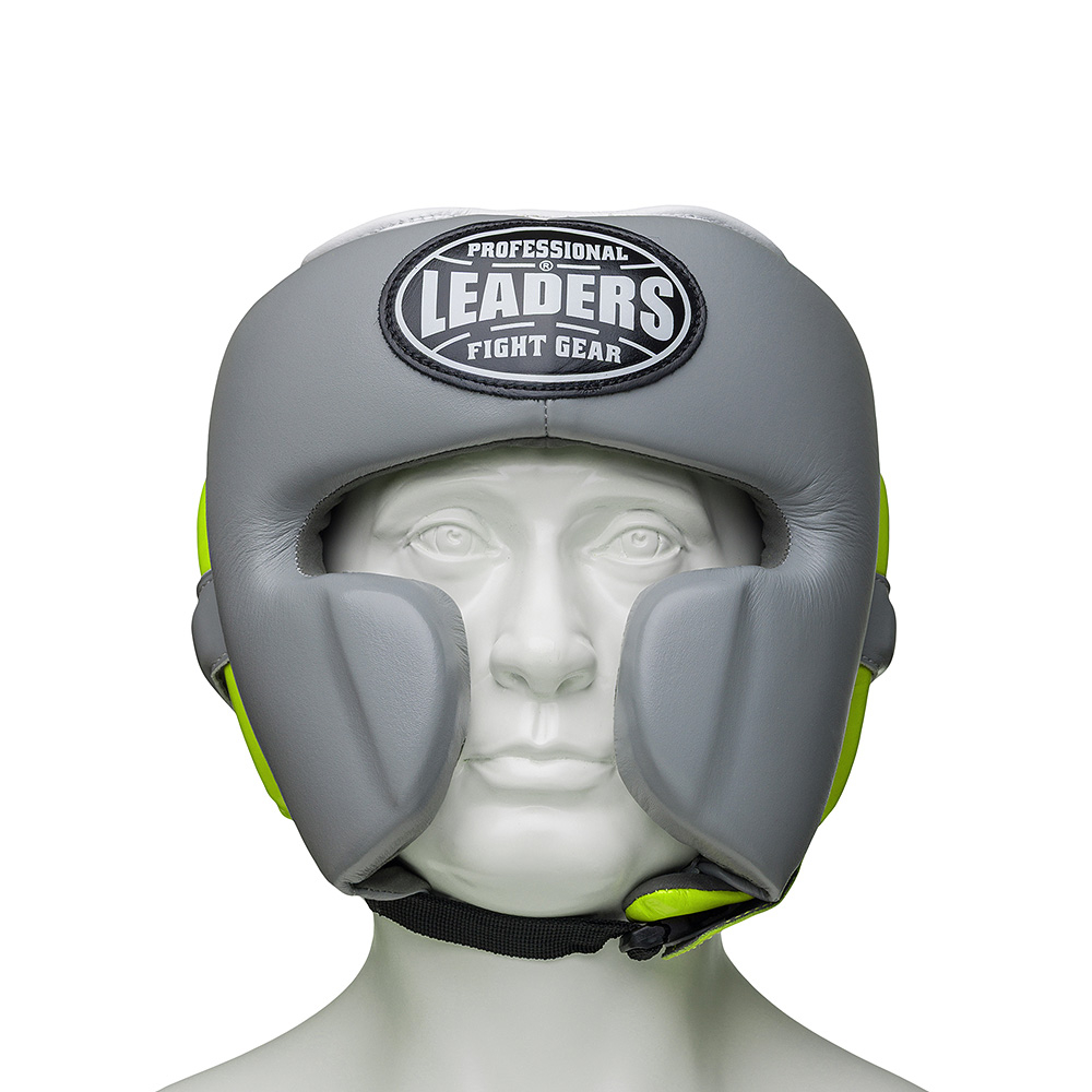 Шлем боксерский LEADERS MEX FANCY GR/GN Шлем боксерский LEADERS MEX FANCY GR/GN