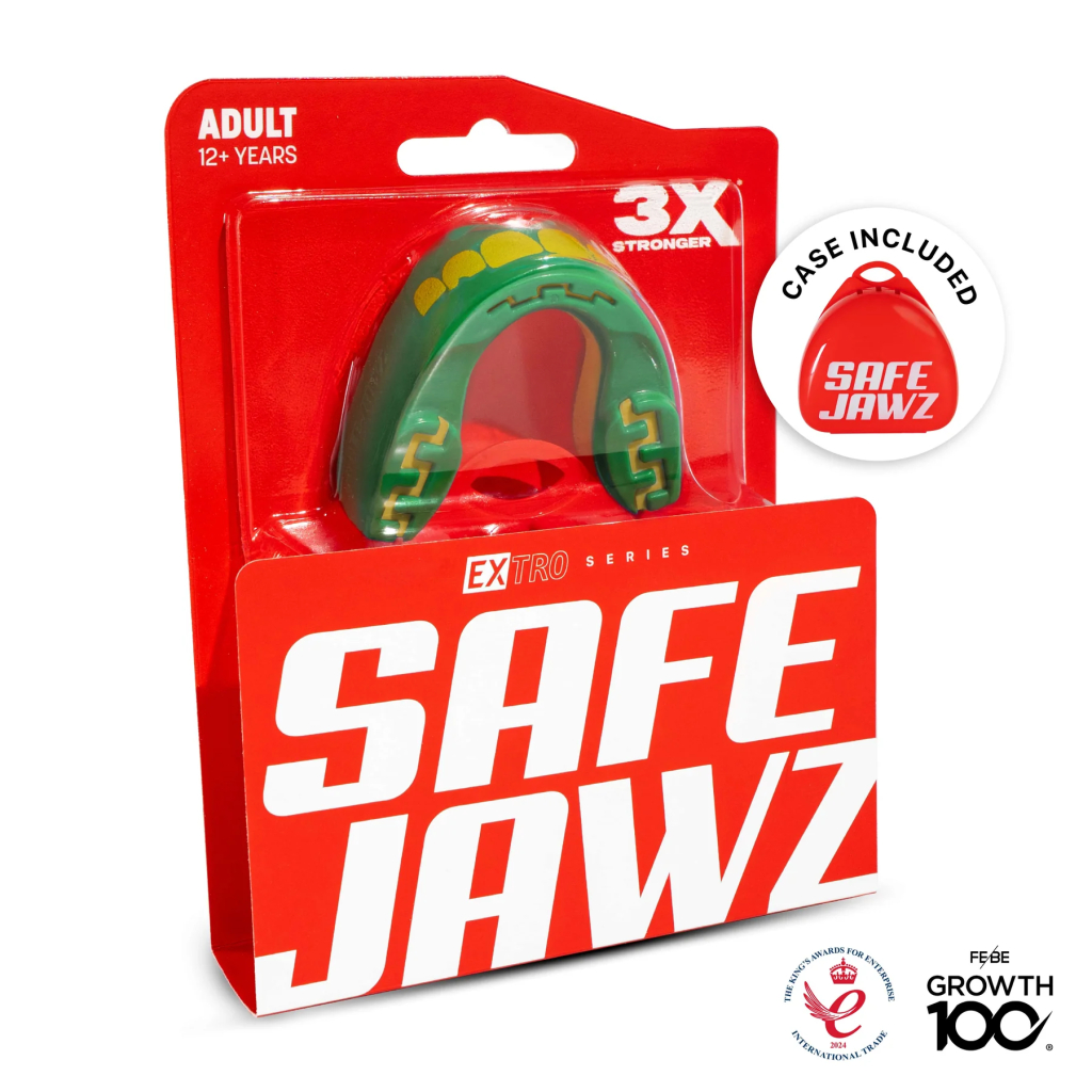 Капа SafeJawz Extro Ogre Зелёно-жёлтая