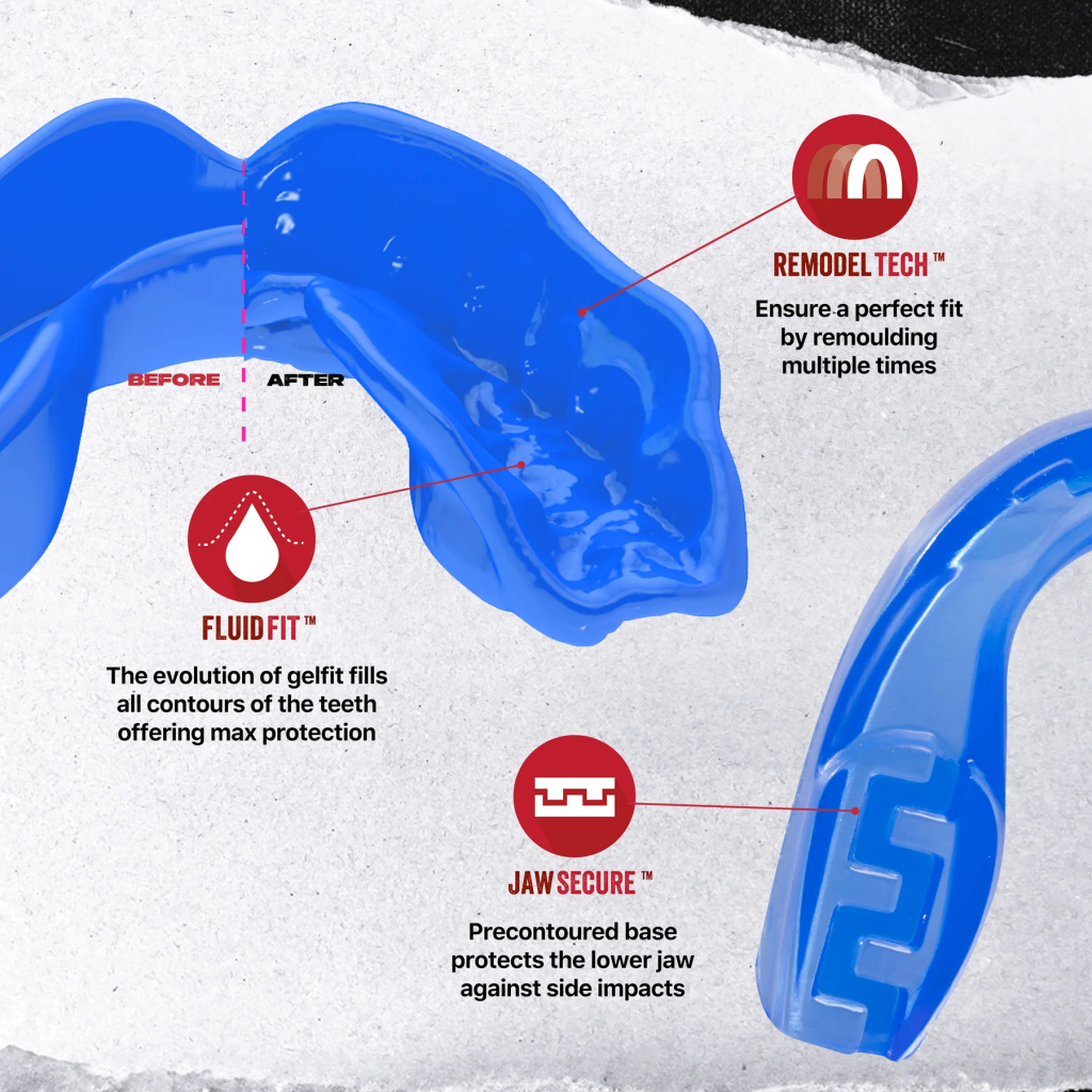 Капа SafeJawz Extro ICE Синяя Капа SafeJawz Extro ICE Синяя
