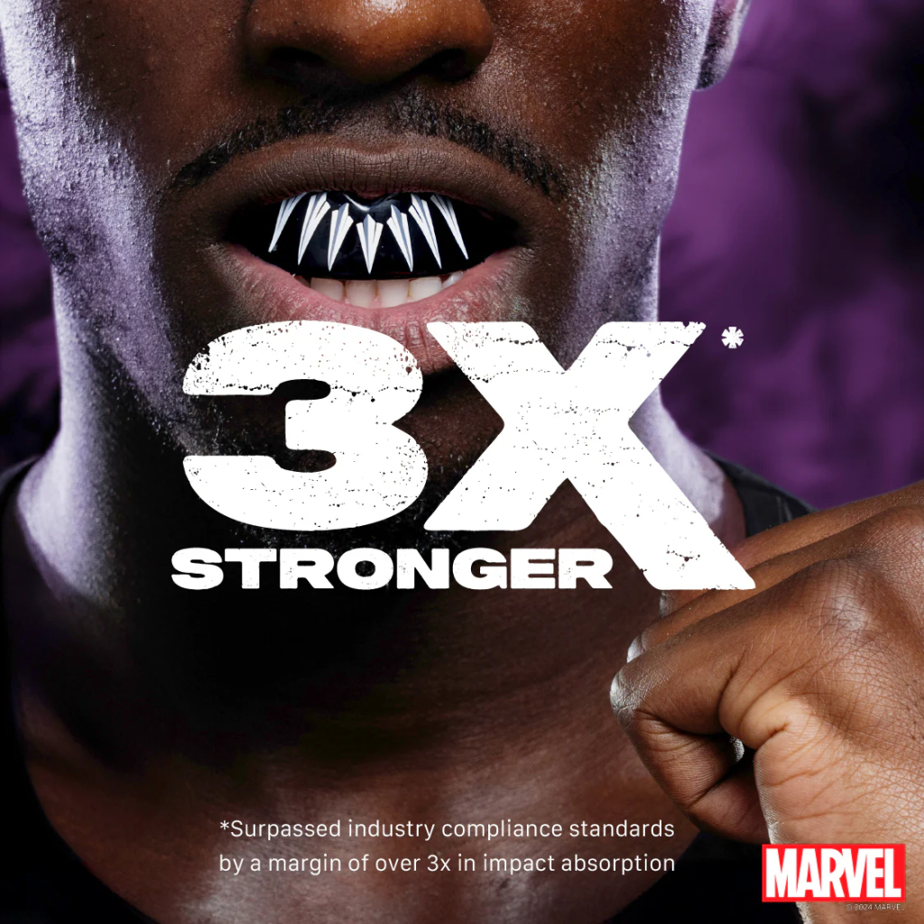 Капа SafeJawz Marvel Black Panther, чёрная