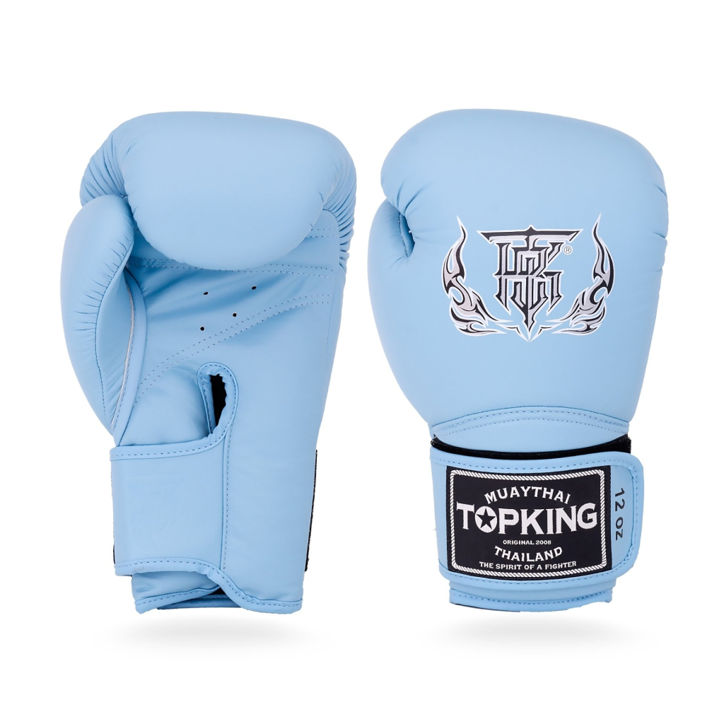 Боксерские перчатки TOP KING GLOVES LIGHT BLUE SUPER Боксерские перчатки TOP KING GLOVES LIGHT BLUE SUPER