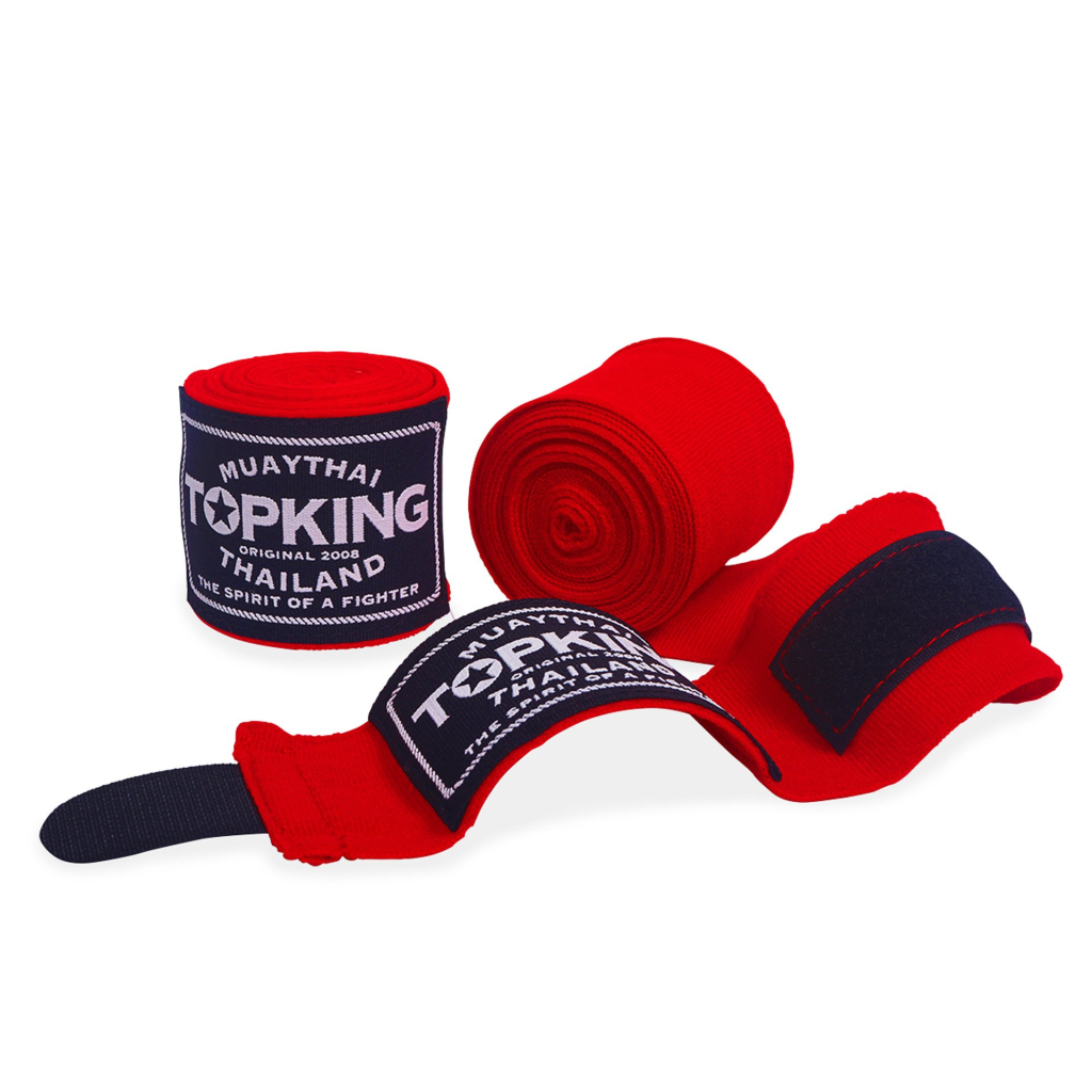 Боксерские бинты TOP KING, красные Боксерские бинты TOP KING, красные