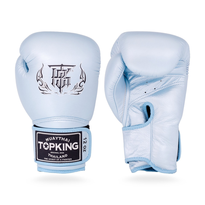  Боксерские перчатки TOP KING PEARL BLUE SUPER