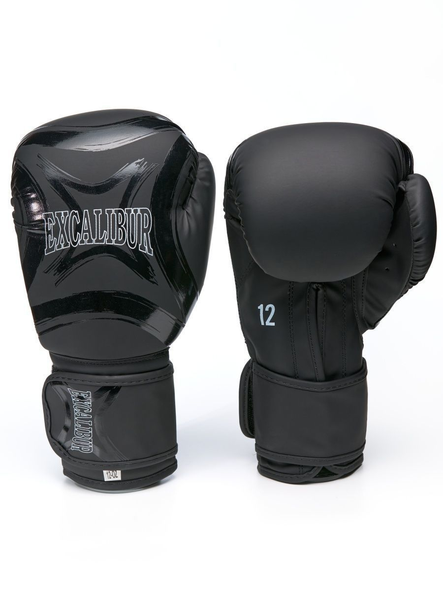 Боксерские перчатки Excalibur 8046/01 Black/White PU