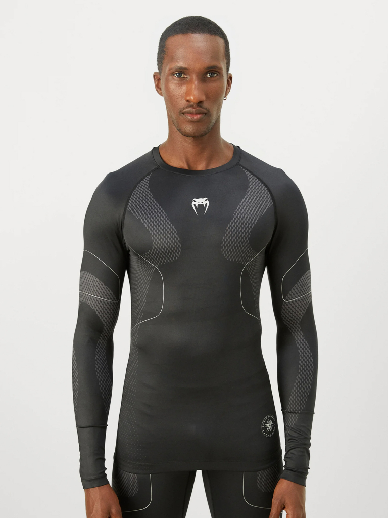 Рашгард с длинным рукавом Venum Nexus - Black/Silver