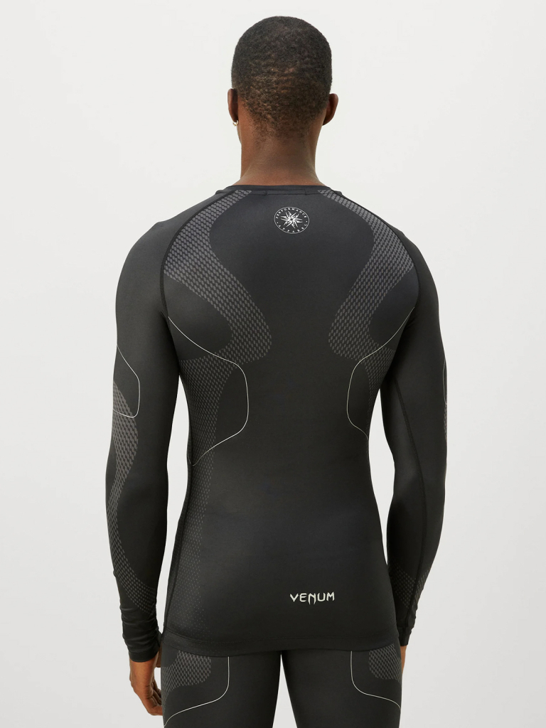 Рашгард с длинным рукавом Venum Nexus - Black/Silver