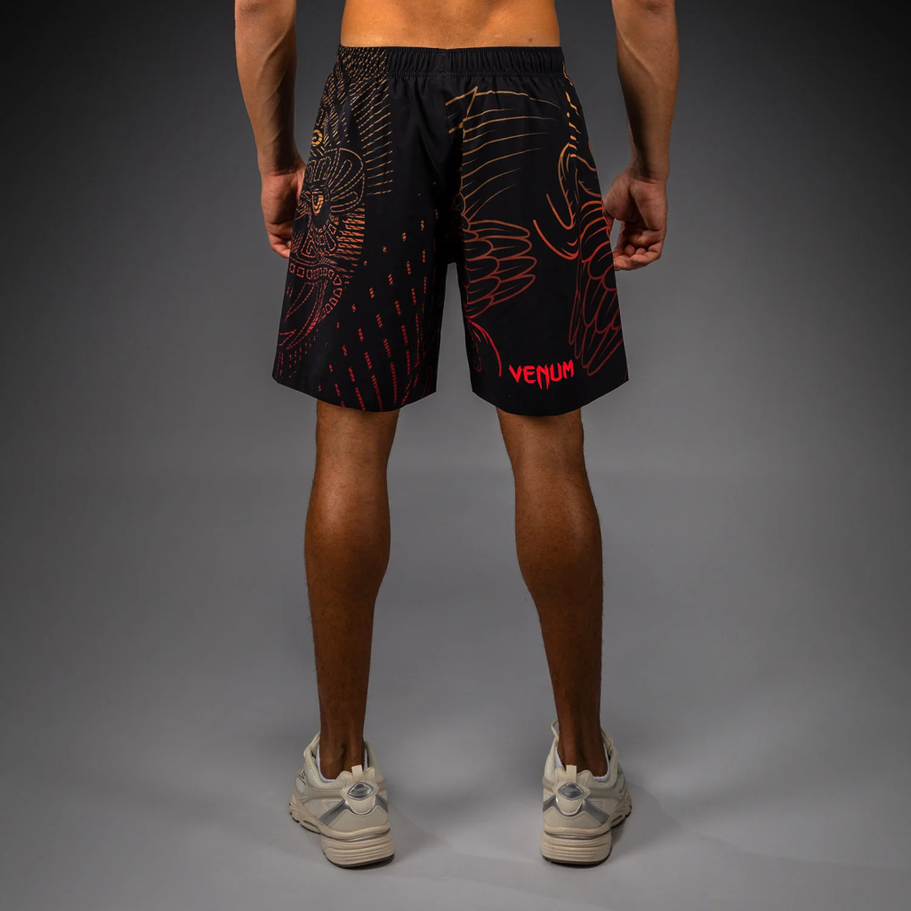 Шорты Venum Quetzal Fury Black/Fury Red/Tangerine