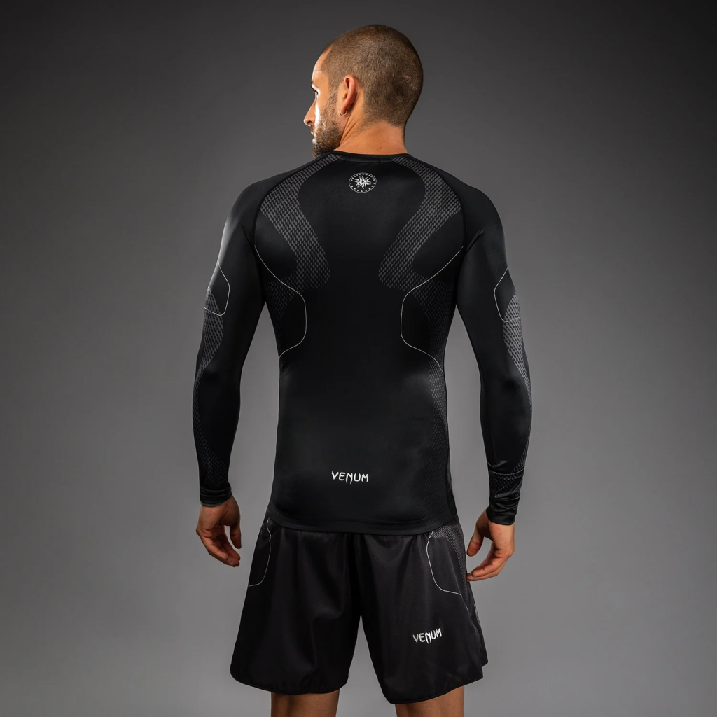 Рашгард с длинным рукавом Venum Nexus - Black/Silver